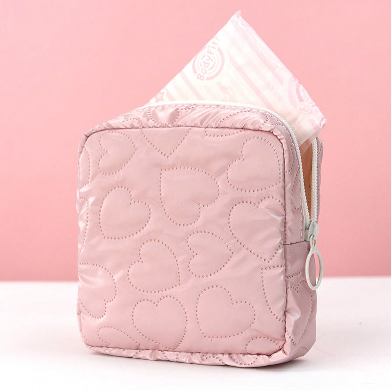 Candy Color Cute Storage Bag Student Portable