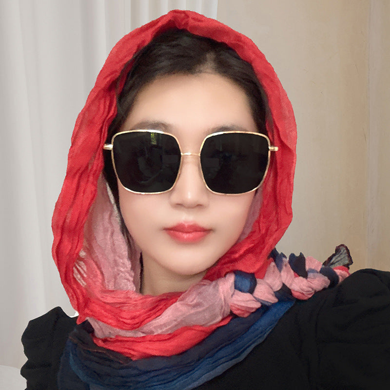 Hand-woven Hair Braid Scarf Girls Fashion Thin Scarf