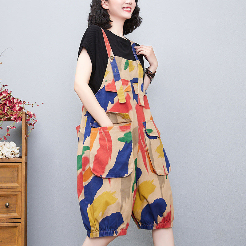 Denim Colored Lantern Strap Pants