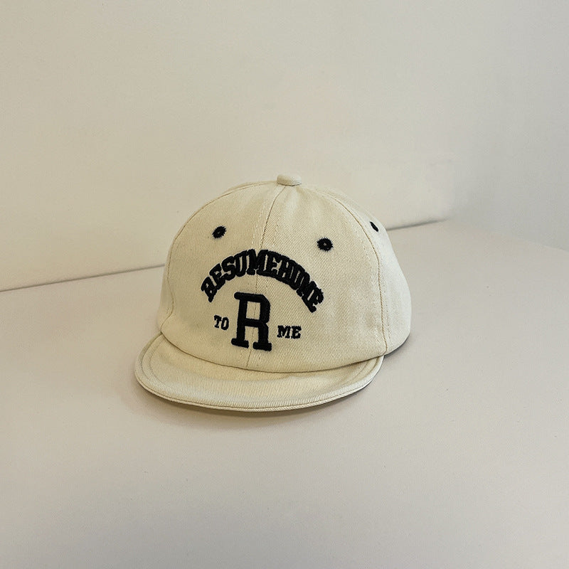 New Ins Soft Brim Letter Embroidered Sunshade Baseball Cap