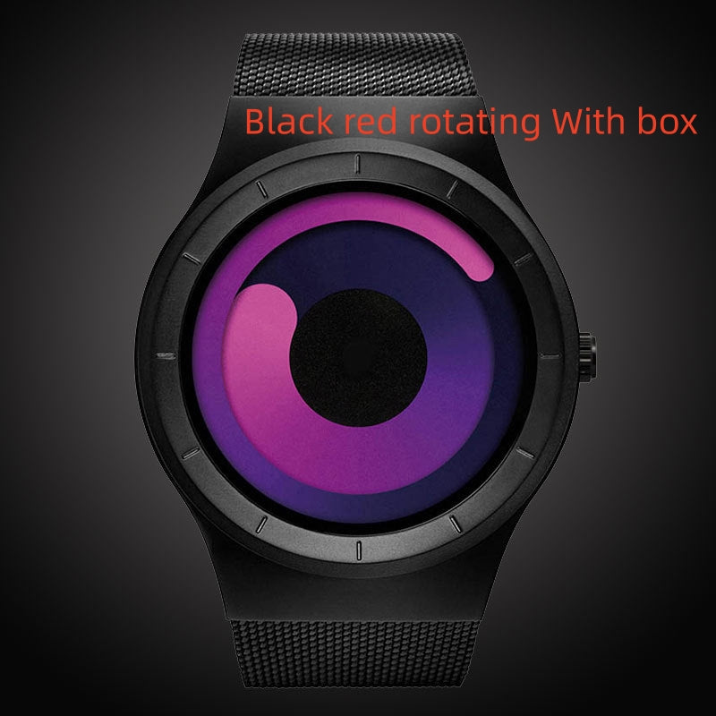 Casual Stainless steel Mesh Band Unisex Watch