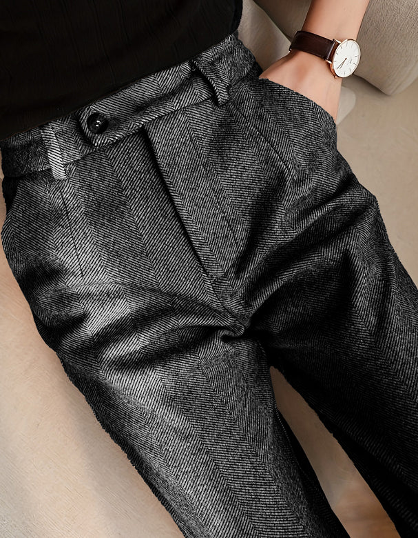 Women's High Waist Slimming And Straight Casual Trousers