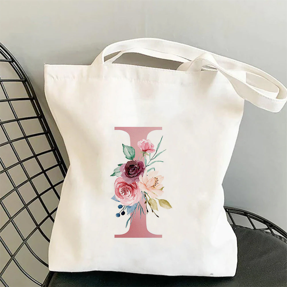 Printed Single Shoulder Folding Shopping Bag