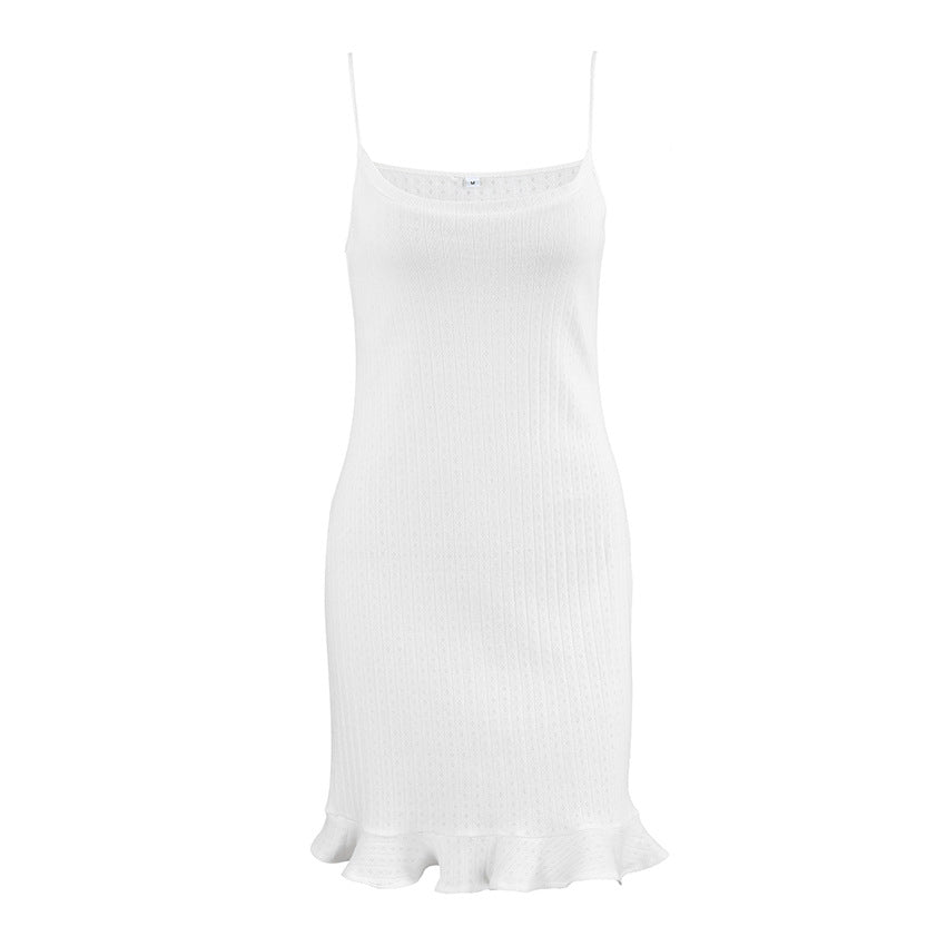 Womens Breathable Comfortable Pure-cotton Camisole Nightgown