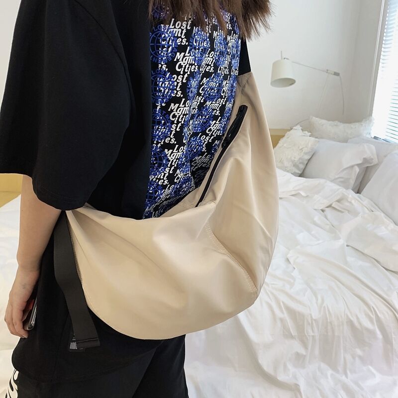 Simple Casual Canvas Bag Men's Chest Japanese Dumpling