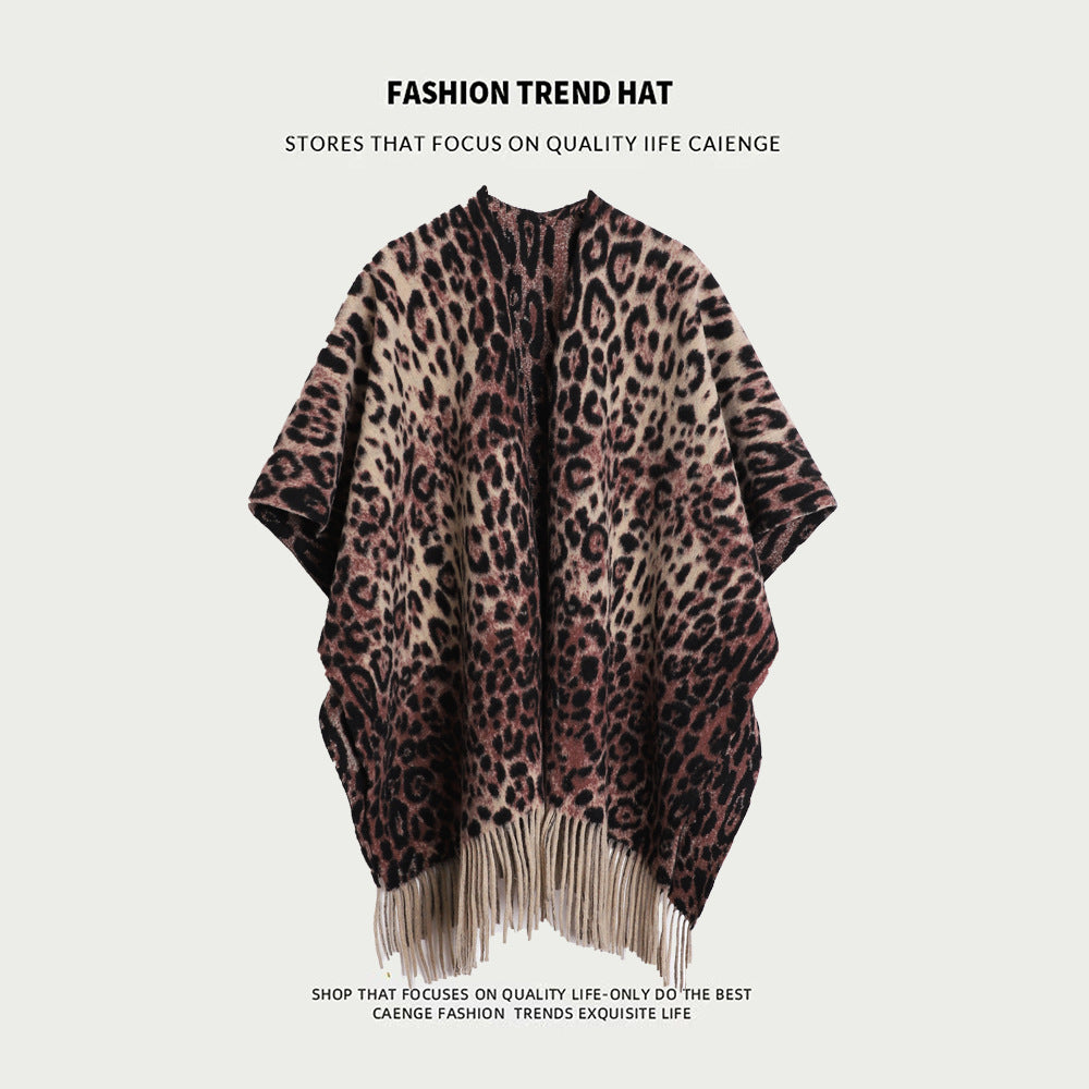 Women's Super Thick Casual Cape Coat