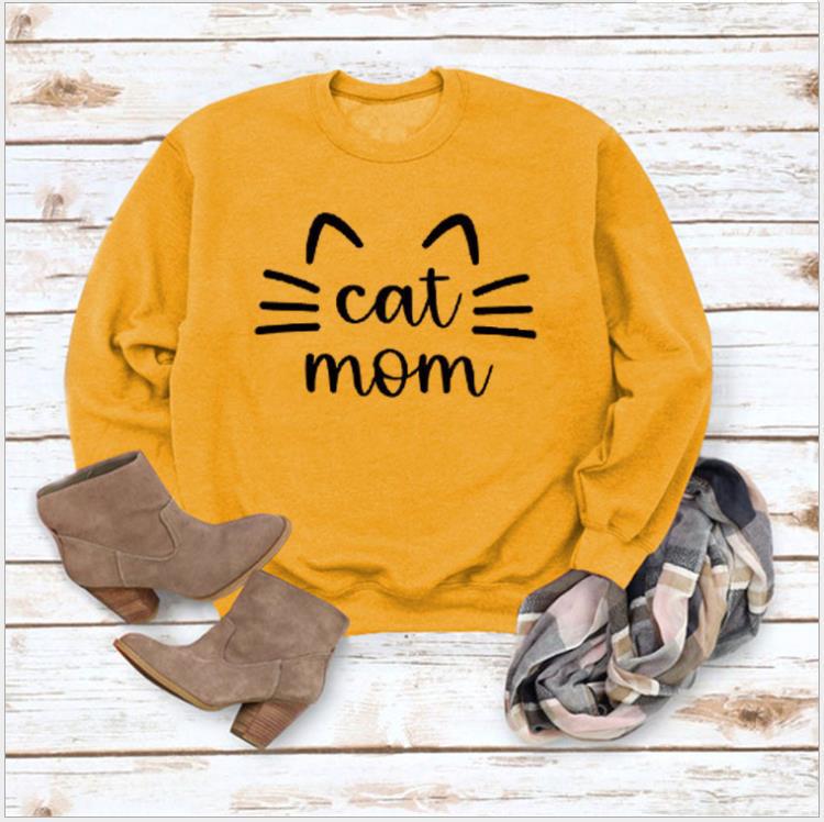 Letter Print Loose Casual Fashion Long Sleeve Sweater