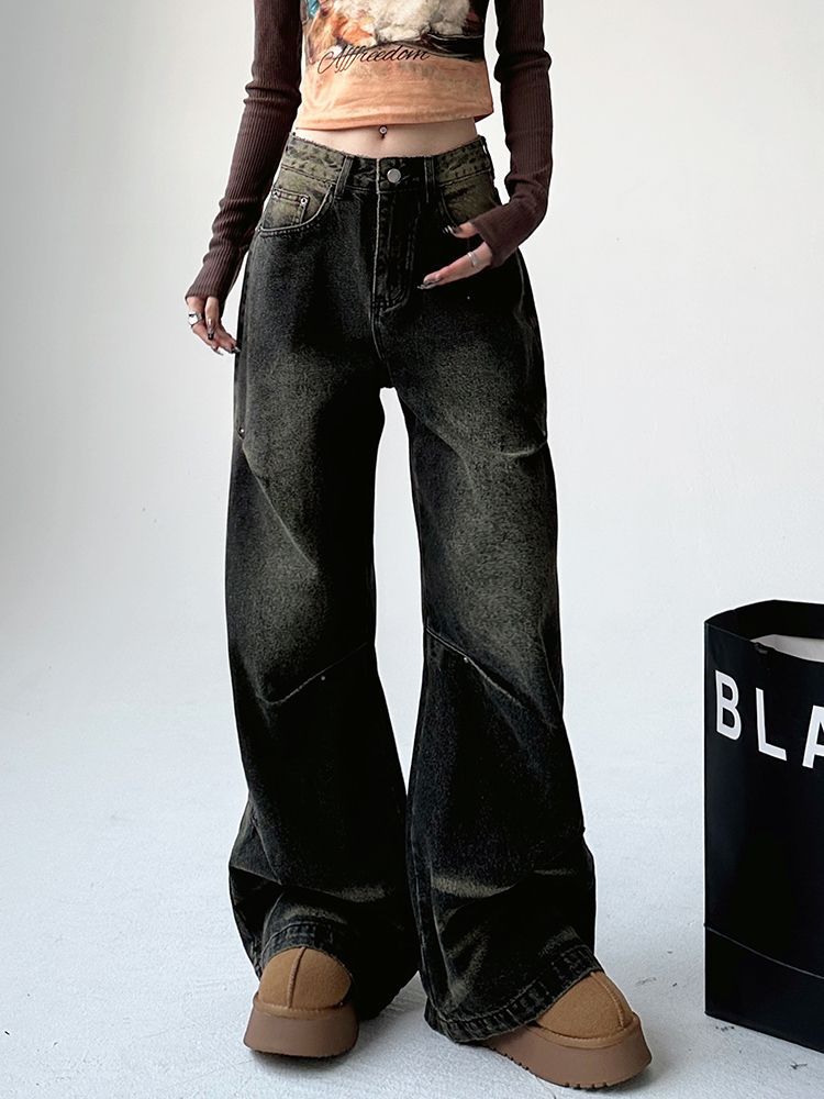 Wide Leg Pants Loose High Waist Trousers For Women