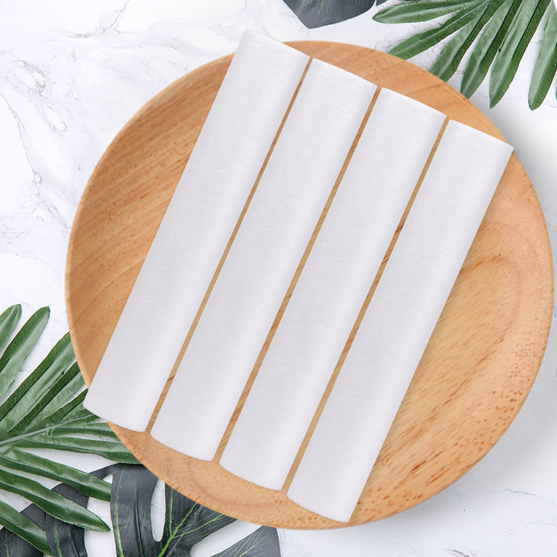 Disposable Pad Towel Pillow Towel Foot Non-woven Fabric Dust-proof Thickening