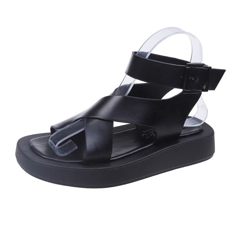 Sponge Cake Thick-soled Student Casual Sports Roman Beach Shoes