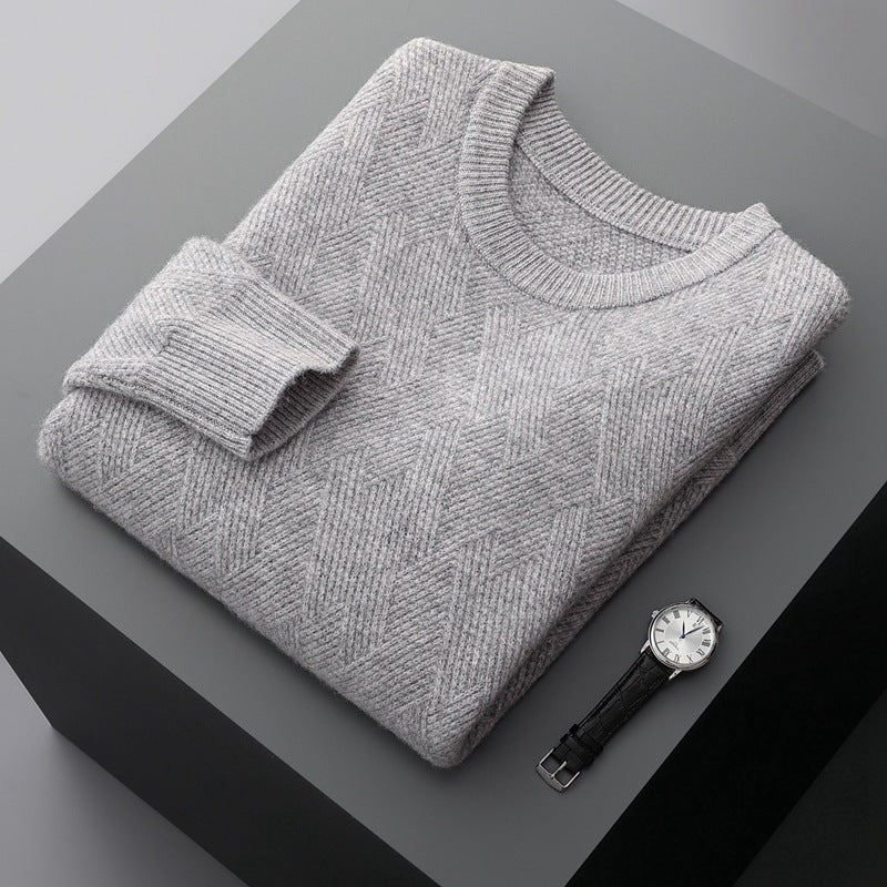 Round-neck Long-sleeved Pullover Thin Loose Leisure