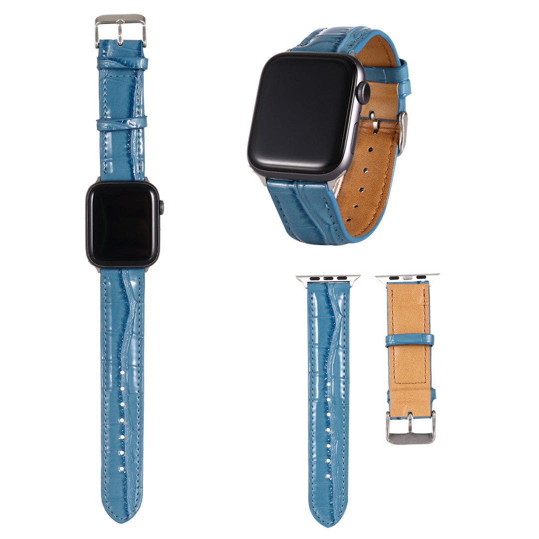 Print Unisex Leather Bowl Strap Watch