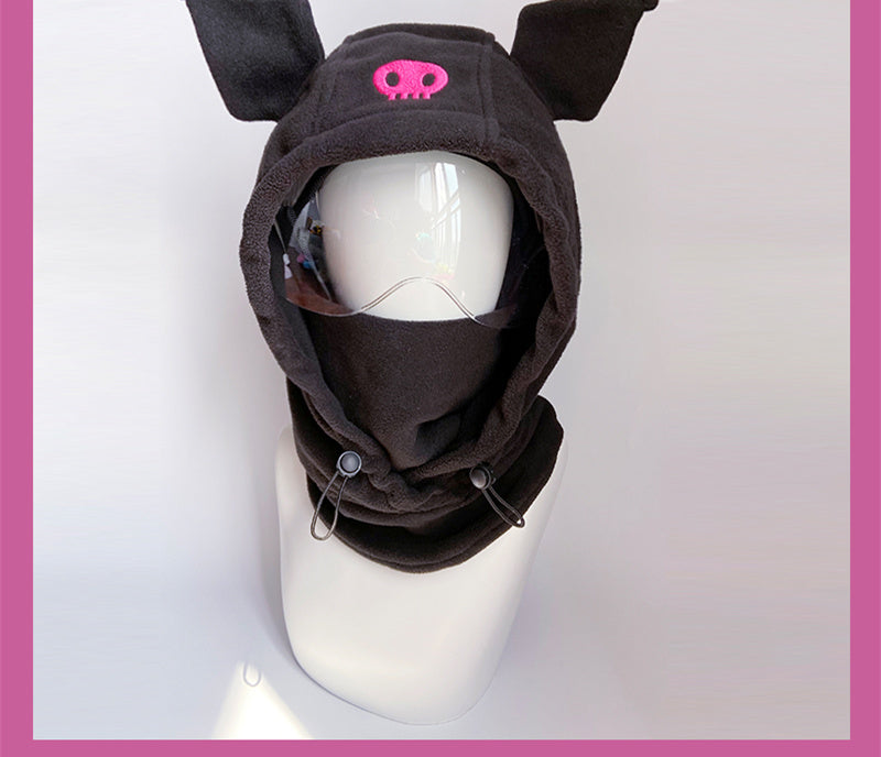 Cartoon Cute Ski Helmet Hat Windproof And Warm
