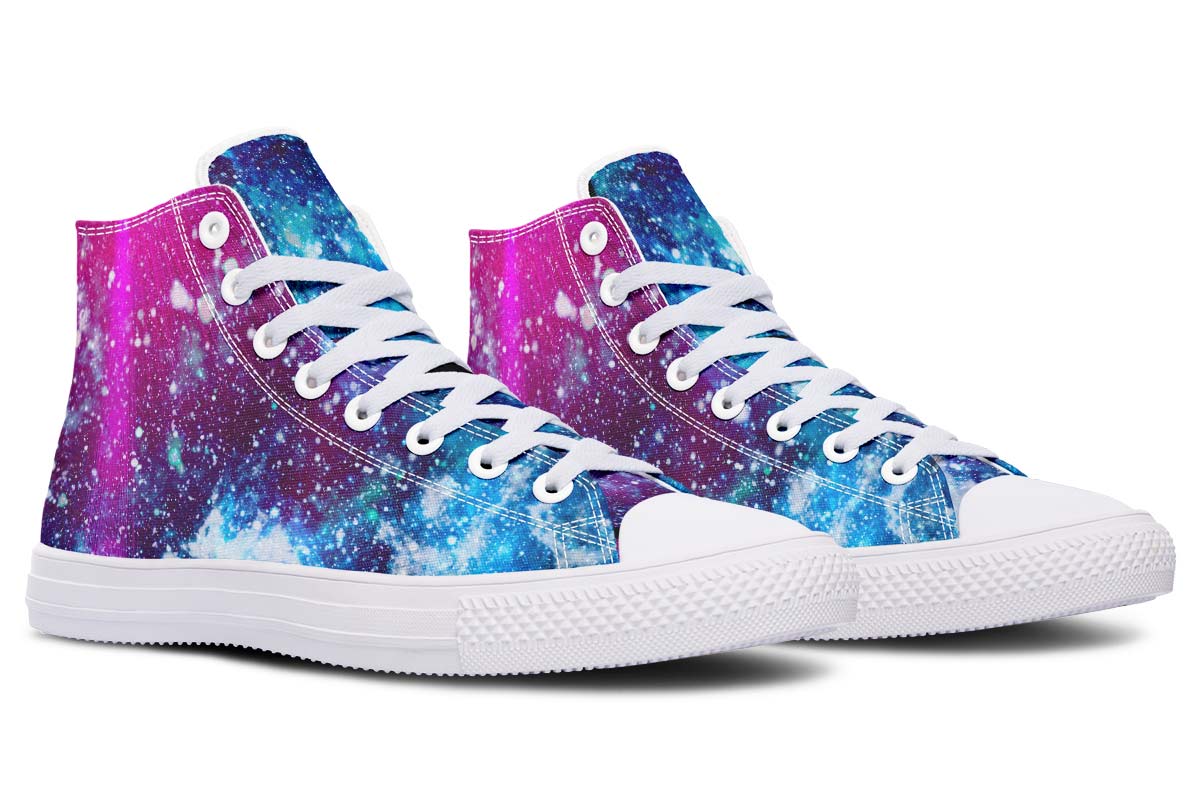 Printed Couple High-top Canvas Shoes