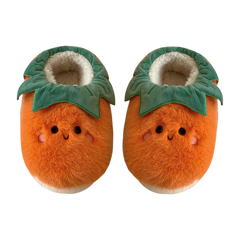Women's Fashion Plush Thick Bottom Home Non-slip Slippers