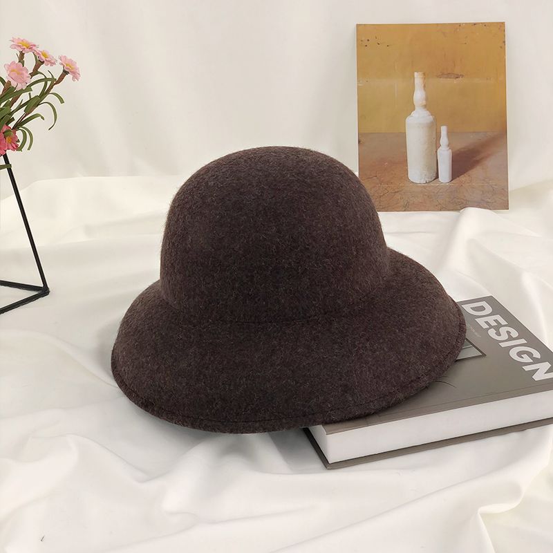 Women's Fashion Retro Solid Color Fisherman's Hat