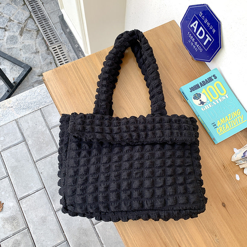 Pleated Cloud Bag Large Capacity Women's Shoulder