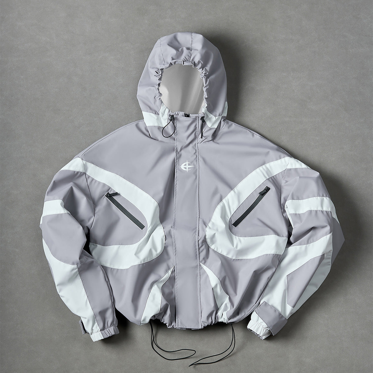 Mens Jacket With A Patchwork Design