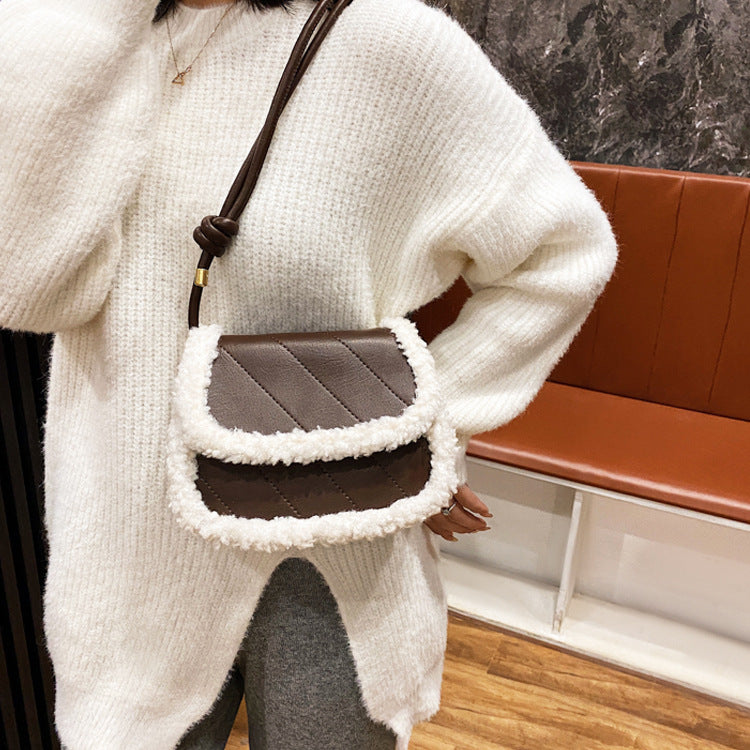 Lamb Plush Bag Female Cute Sweet