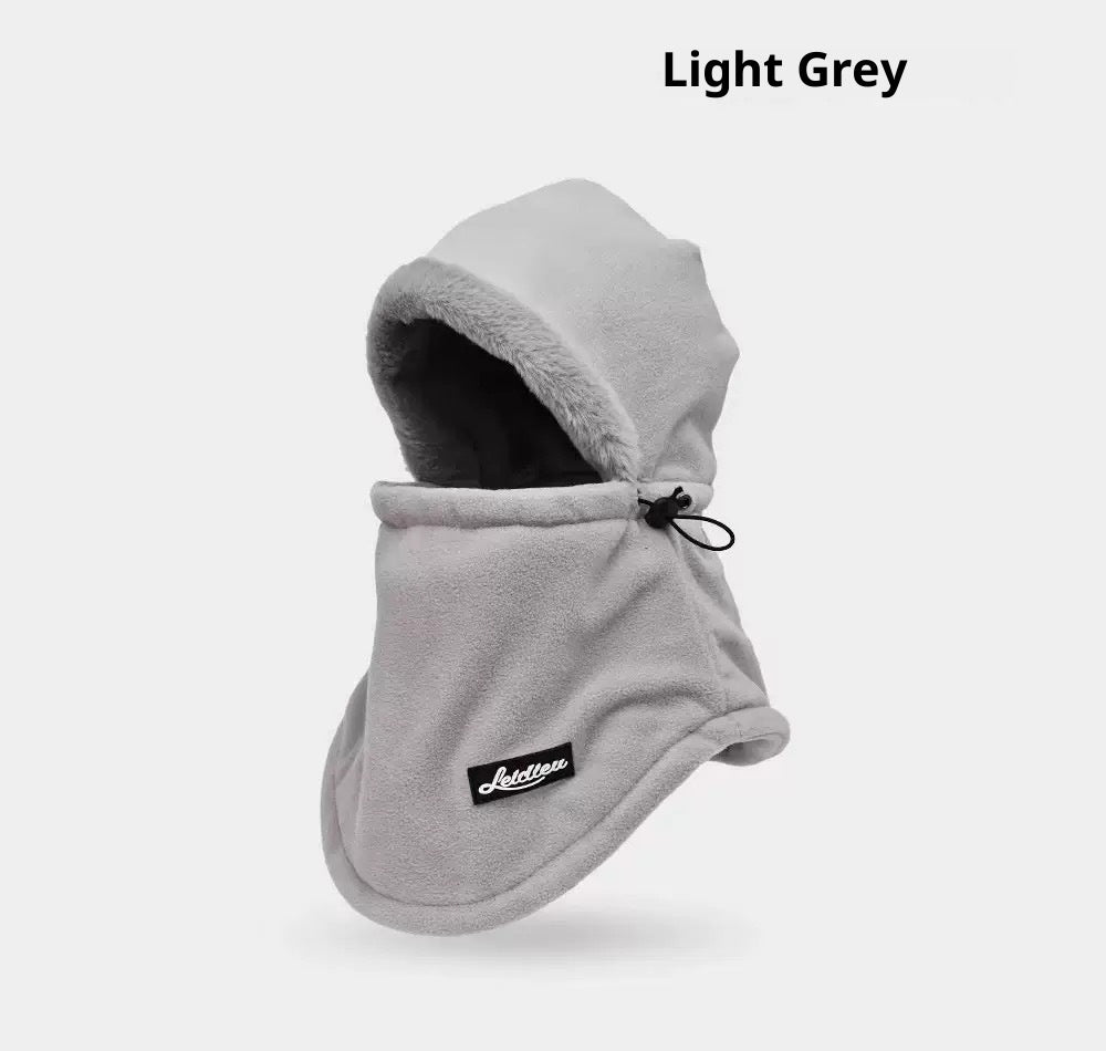 Windproof Riding Scarf Integrated Hat