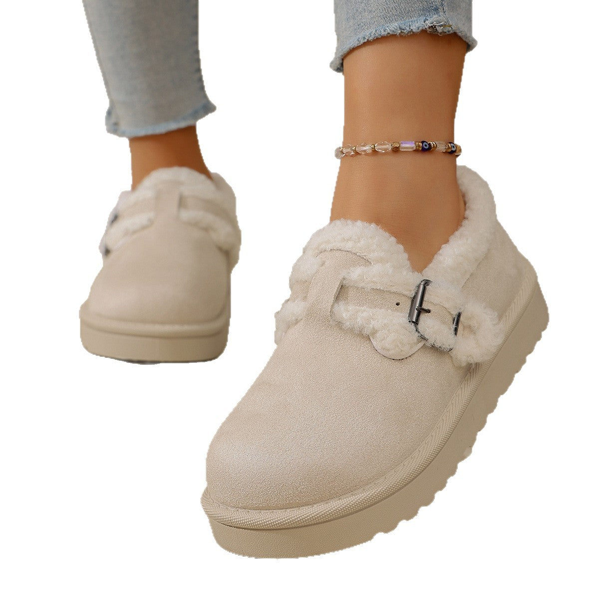 Season New Retro Platform Cotton Shoes For Women