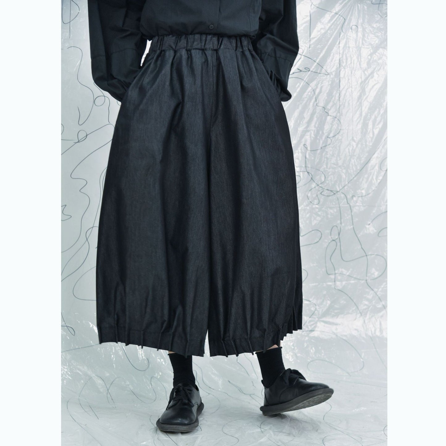 Thin Trousers Pleated All-matching Artistic Janpanese