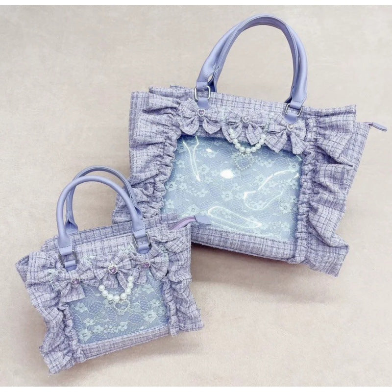 Badge Bar Zha Handheld Diagonal Cross Bag Female