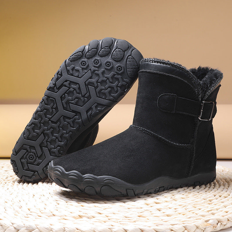 Womens Flat Non-slip Casual Ankle Boots