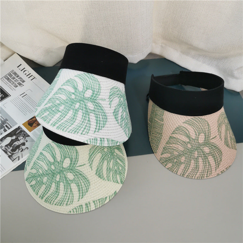 New Sunshade Women's Sunscreen And UV Protection Folding Straw Hat