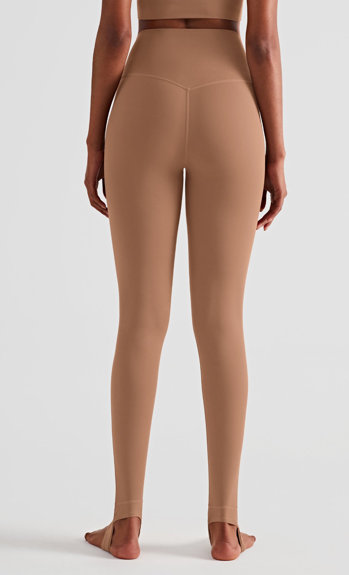 Siamese Foot High Waist Slimming No T Peach Fitness Pants