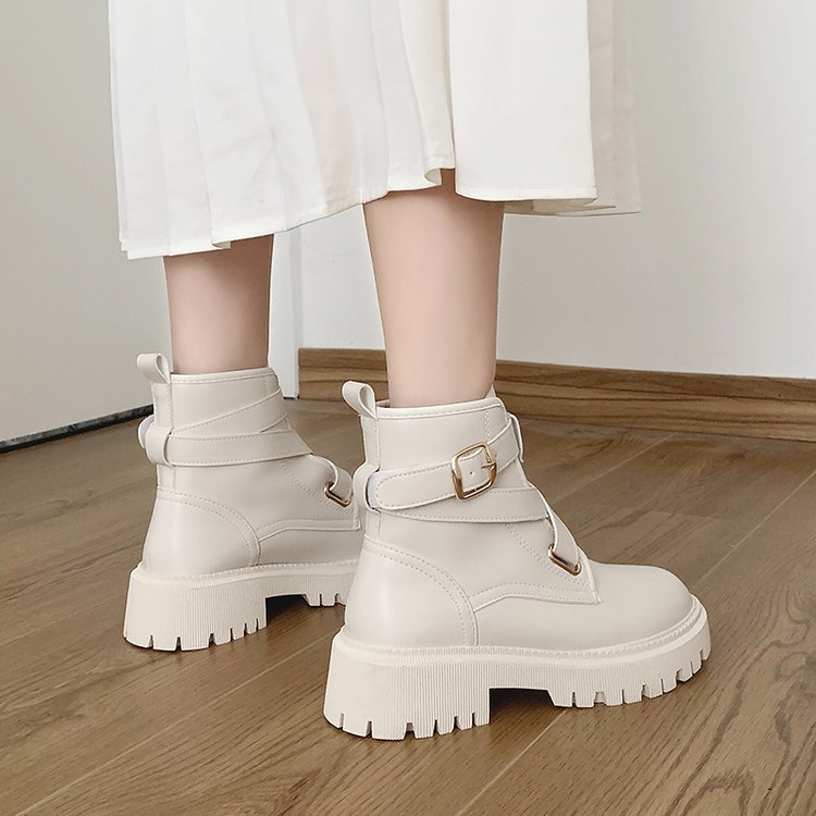 Women's Casual Thick-soled Heightened Short Boots