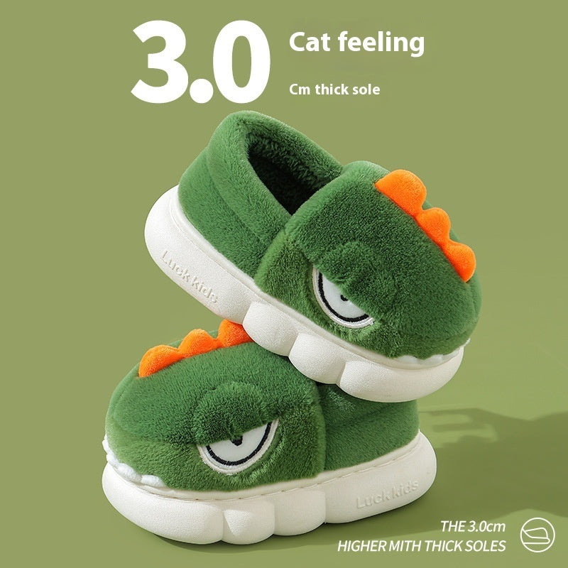 Children Cotton Slippers Boys Winter Girls Cute Child