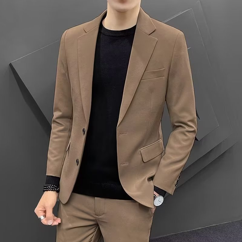 Korean Slim Business Style Casual Suit Top