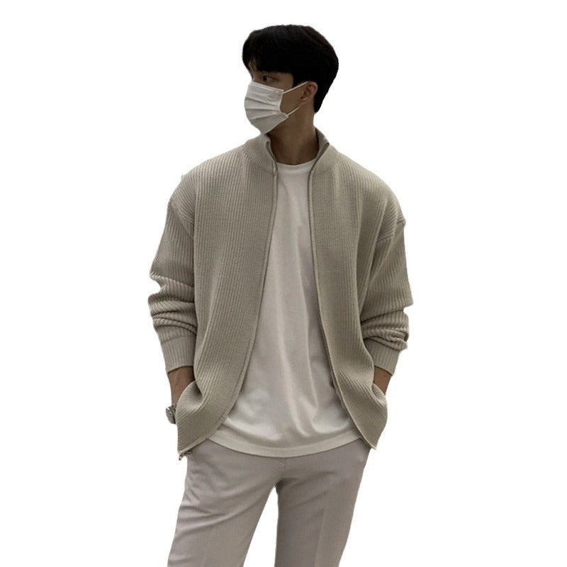 Autumn Fashion Brand Knitted Cardigan Casual Fashion All-matching Sweater