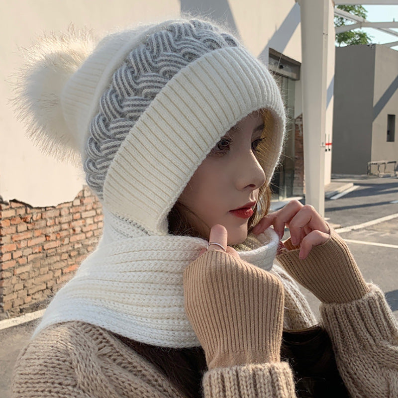Women's Fashion Versatile Ear Protection Hat