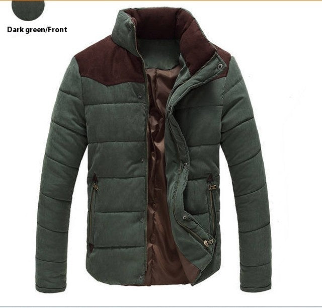 Thickened Men's Cotton Clothing Casual Jacket