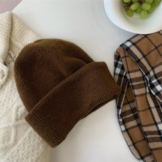Thickened Face-showing Small Ear Protection Pile-up Cold Hat