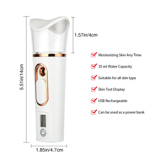 Portable Nano Spray Moisturizer Can Measure Skin