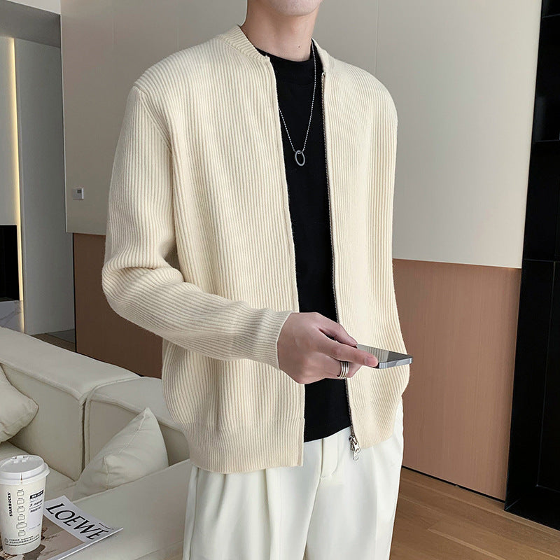 Sweater Youth Minimalist Solid Color Sweater