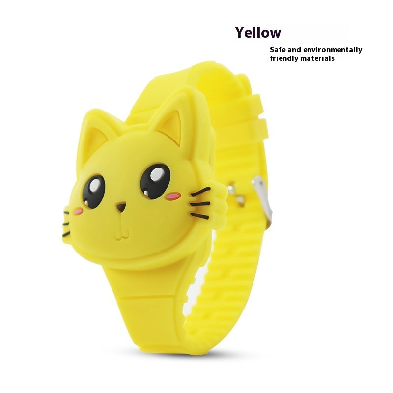 Epoxy LED Cartoon Children Watch