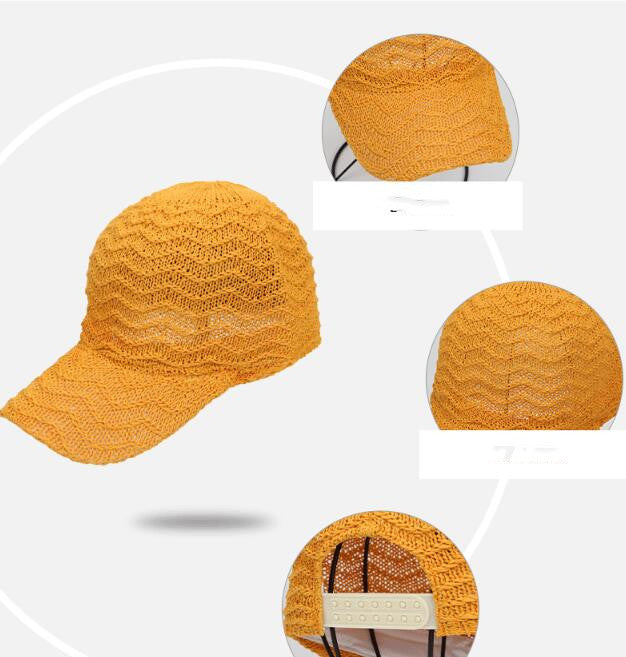 Women's Summer Net Breathable Shade Baseball Hat