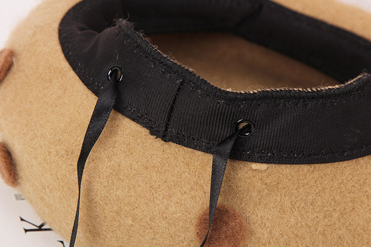 Children's Beret Autumn And Winter Parent-child Wool