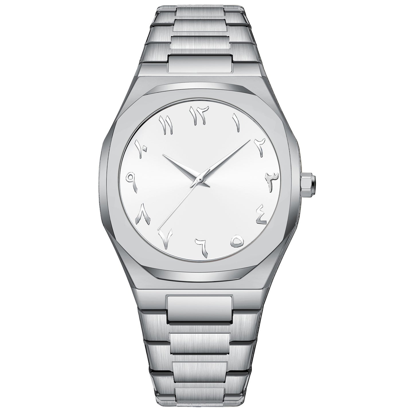 High-grade Alloy Arabic Dial Men's Waterproof Watch