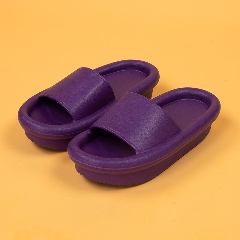 Men's And Women's Candy Color Heightening Platform Sandals And Slippers