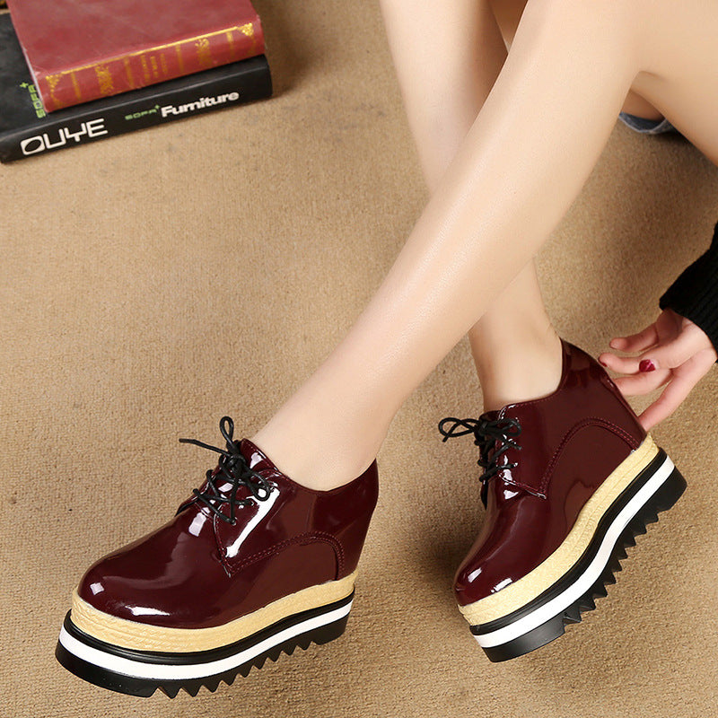 Fashion Women's Solid Color Casual Platform Shoes