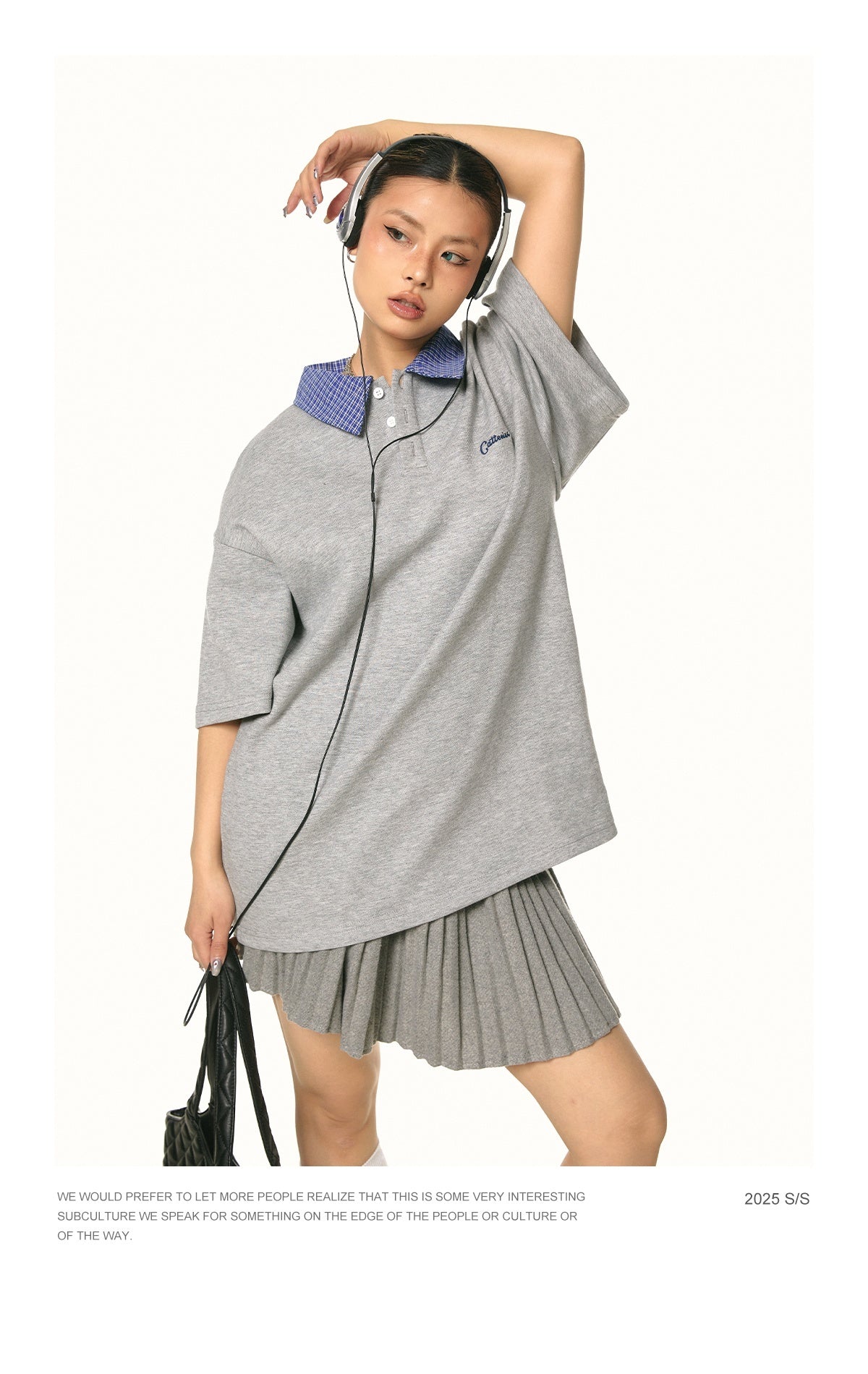 Heavy Design Embroidered Short Sleeve Retro Casual Loose