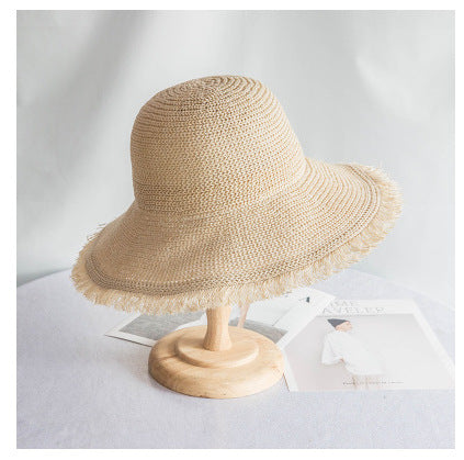 Women's Summer Shade Knitted Breathable Raw Fisherman Hat
