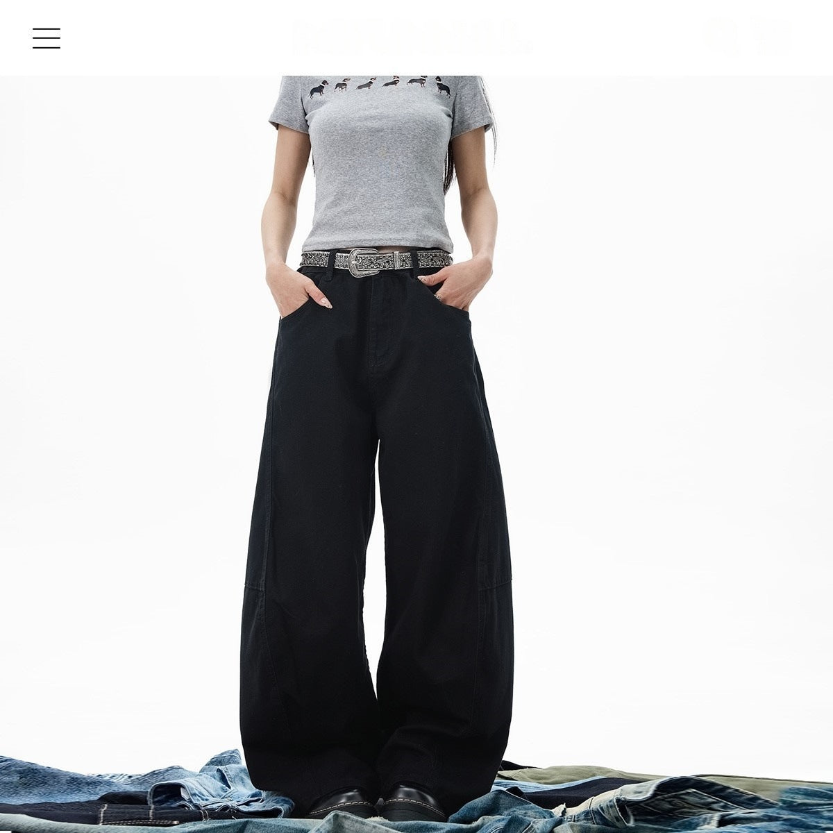 Summer American Casual White Matchet Pants Men And Women