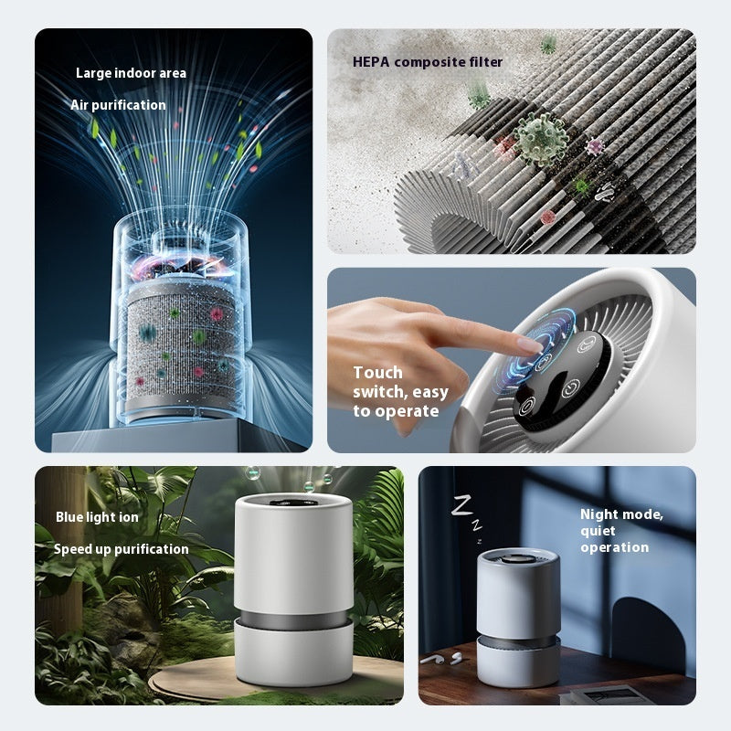 Desktop Air Purifier Formaldehyde And Odor Removal Smelly Second-hand Smoke Indoor Small Clearing Machine
