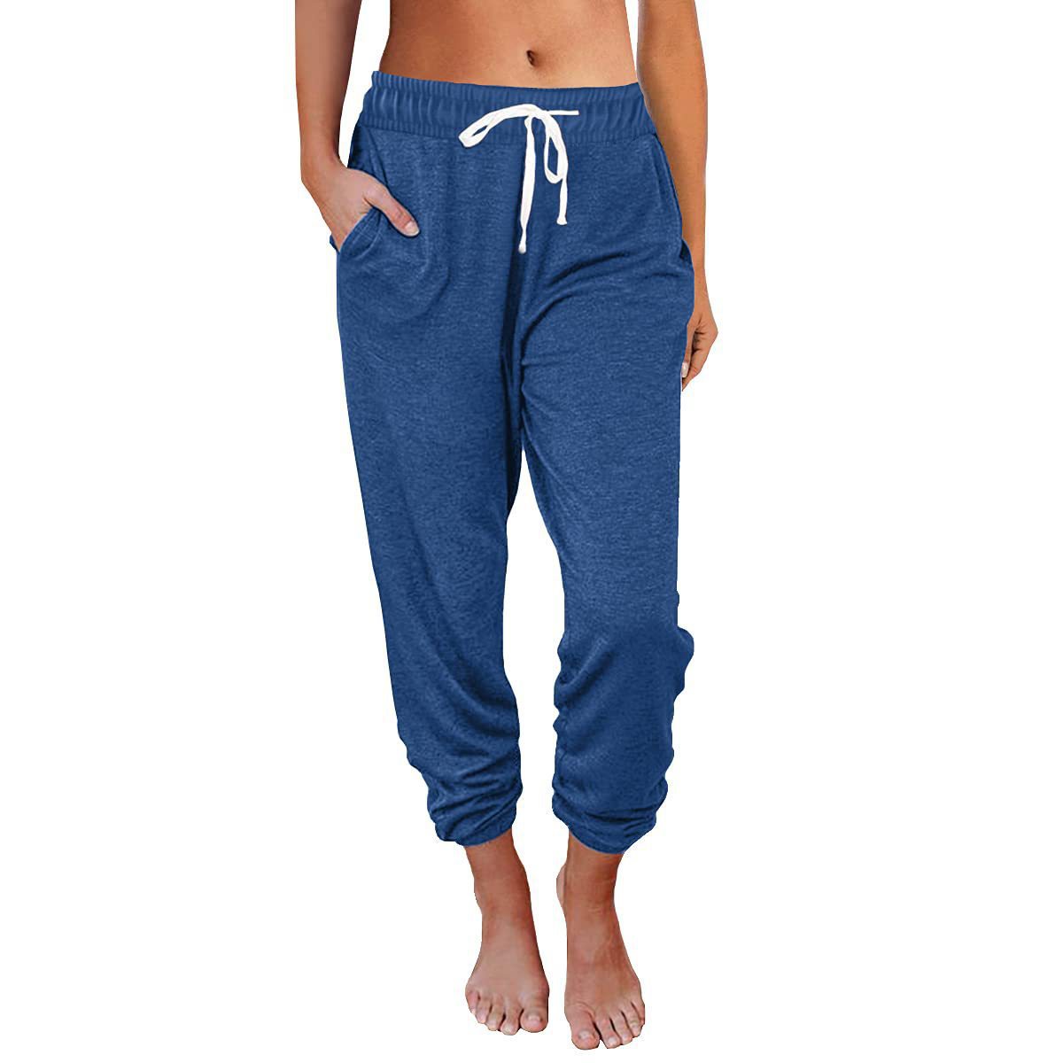 Women's Casual Loose Pocket High Waist Leggings